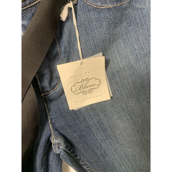 (G-215) White House Blanck Maeket Womens jeans size 6 NWT blue color - Picture 7 of 9